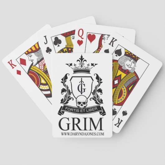 Jeu De Cartes Cartes de lecture GRIM (dos)