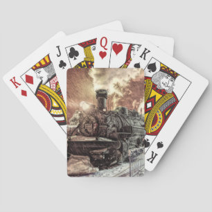 Jeu De Cartes Cartes de Lecture Locomotive, faces Index Standard