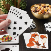 Jeu De Cartes Cartes de lecture mignonnes Fox assis (In Situ)