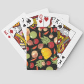 Jeu De Cartes Cartes de lecture Motif de légumes (dos)