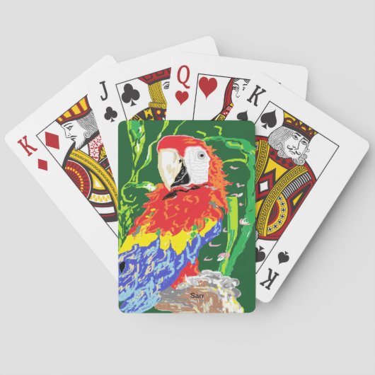 Jeu De Cartes Cartes de lecture : Perroquet (dos)