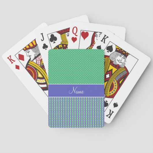 Jeu De Cartes Cartes de lecture personnalisées (dos)