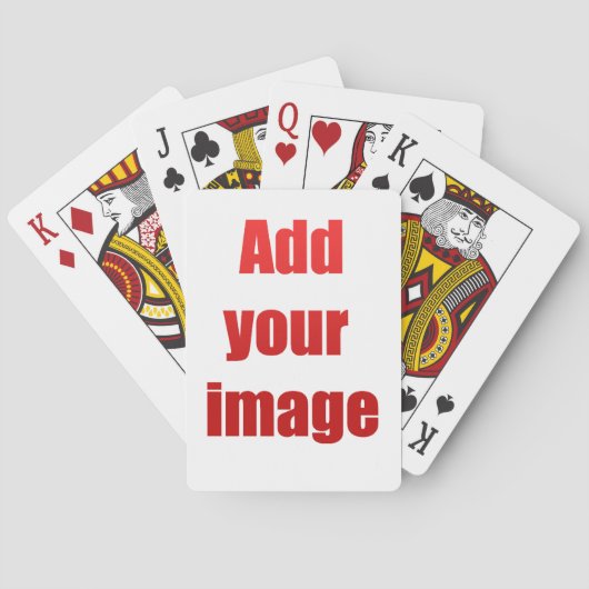 Jeu De Cartes Cartes de lecture personnalisées (dos)