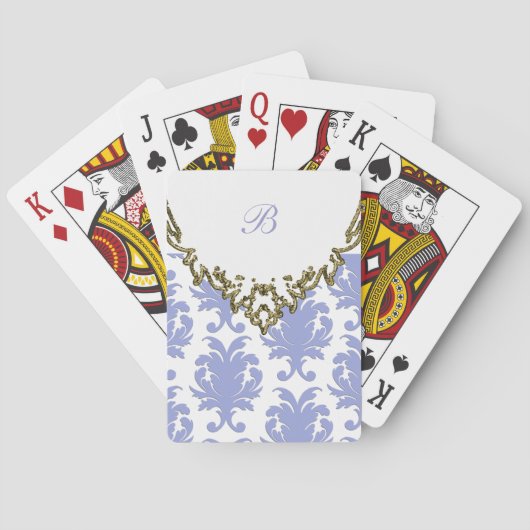 Jeu De Cartes Cartes de lecture personnalisées Damask (dos)