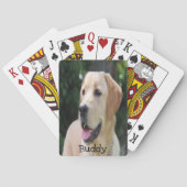 Jeu De Cartes Cartes de lecture photo personnalisées pour chien (dos)