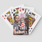 Jeu De Cartes Cartes de lecture photo personnalisées pour la Fêt (dos)