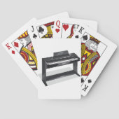 Jeu De Cartes Cartes de lecture pour piano électrique (dos)