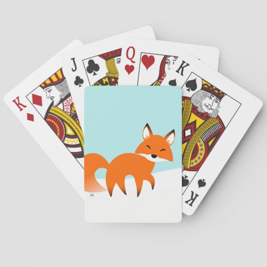 Jeu De Cartes Cartes de lecture Red Fox (dos)