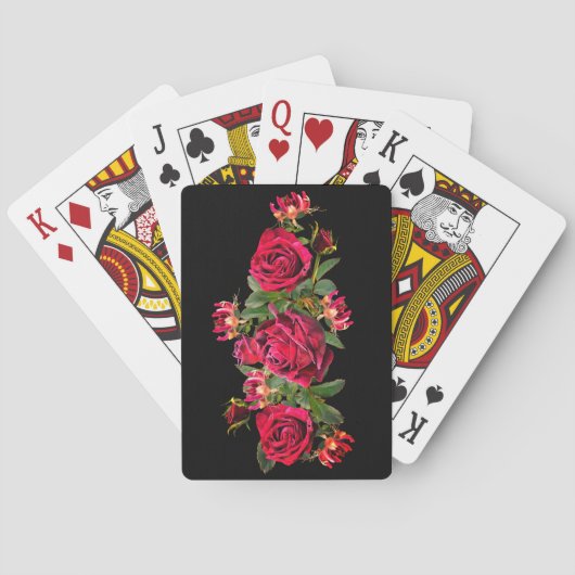 Jeu De Cartes Cartes de lecture Red Rose (dos)