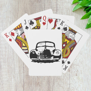 Jeu De Cartes Cartes De Lecture Rétro Voiture