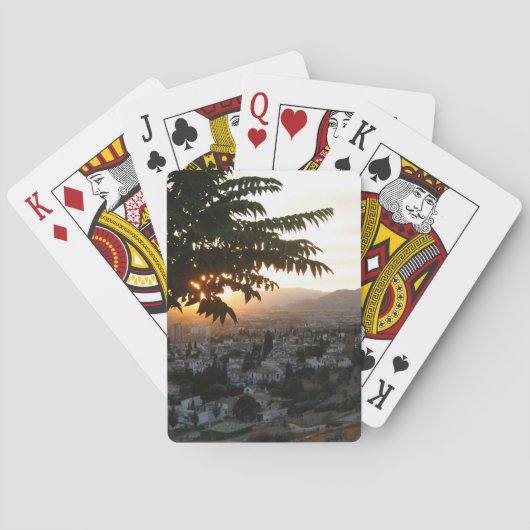 Jeu De Cartes Cartes de lecture Sunset (dos)