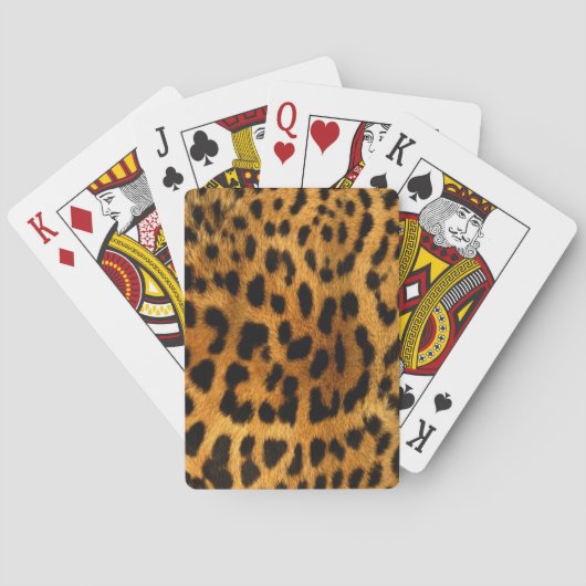 Jeu De Cartes Cartes de lecture Tiger Print (dos)