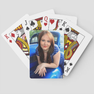 Jeu De Cartes Cartes de lecture Vintage bleu