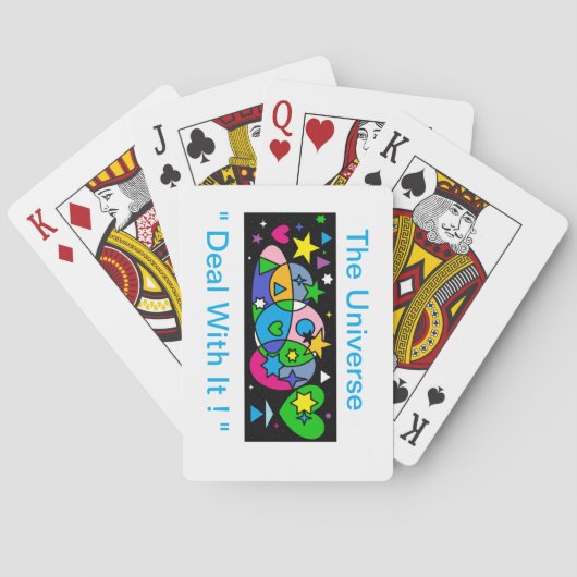 Jeu De Cartes Cartes de l'univers (dos)