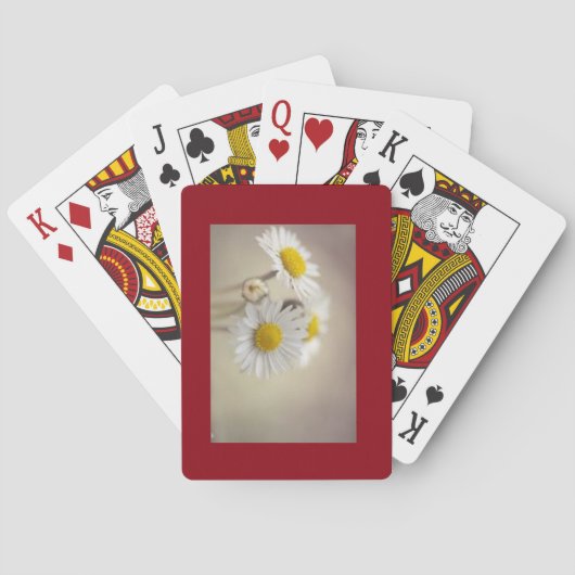 Jeu De Cartes Cartes de marguerite (dos)