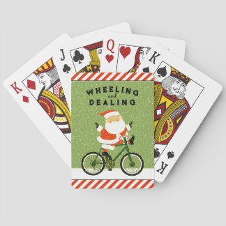 Jeu De Cartes Cartes de Noël drôles de cycliste