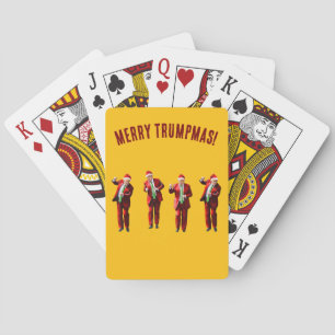 Jeu De Cartes Cartes de Noël Trump Merry Trumpmas Poker