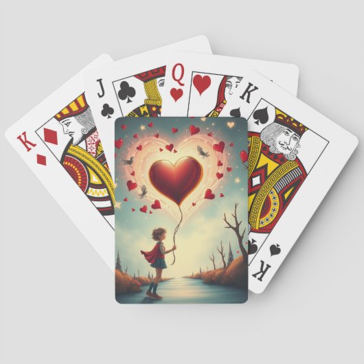 Jeu De Cartes Cartes de platine pour la Saint-Valentin (dos)