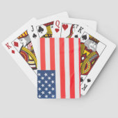 Jeu De Cartes Cartes de Poker American Flag (dos)