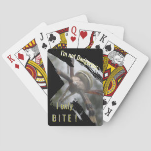 Jeu De Cartes Cartes de poker avec texte personnalisé et vue rap
