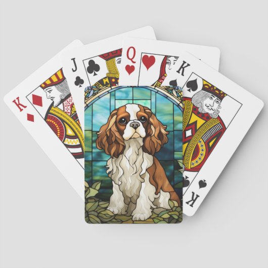 Jeu De Cartes Cartes de poker Cavalier King Charles Spaniel (dos)