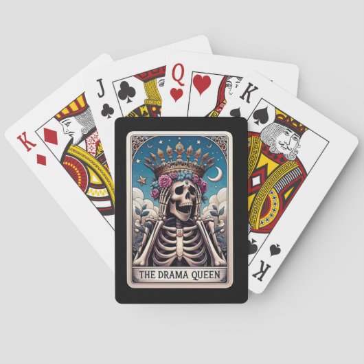 Jeu De Cartes Cartes de Poker Drama Queen Tarot (dos)