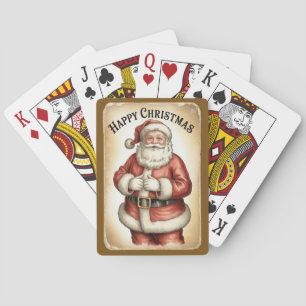 Jeu De Cartes Cartes de poker Joyeux Noël Père Noël