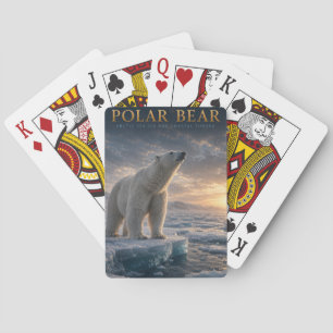 Jeu De Cartes Cartes de poker Ours Polaire Glace de mer Arctique