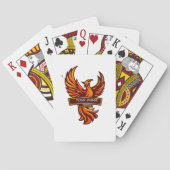 Jeu De Cartes Cartes de poker personnalisées avec monogramme mod (dos)