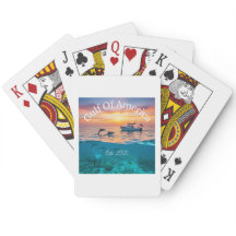 Cartes de poker personnalisées - Cartes du golfe d