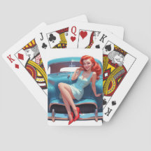 Cartes de Poker Pin-Up Art