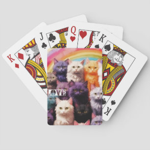 Jeu De Cartes Cartes de poker pour chats mignons et artistiques