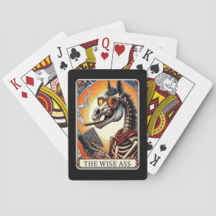 Jeu De Cartes Cartes de poker Tarot Sage @ss Skeleton