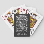 Jeu De Cartes Cartes de retraite (dos)
