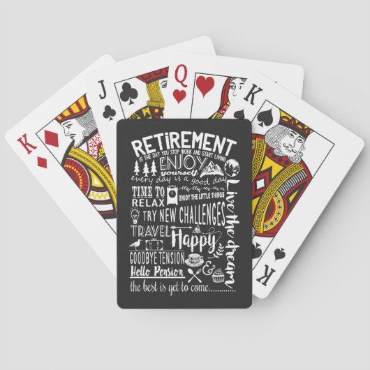 Jeu De Cartes Cartes de retraite (dos)