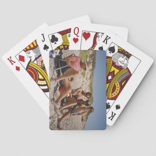 Jeu De Cartes Cartes de RWH Cribbage sur la plage (dos)