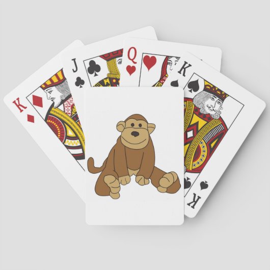 Jeu De Cartes Cartes de singe (dos)