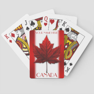 Jeu De Cartes Cartes de souvenir du drapeau du Canada