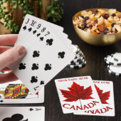 Jeu De Cartes Cartes de souvenir personnalisées Canada (In Situ)