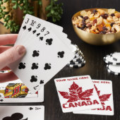 Jeu De Cartes Cartes de souvenir personnalisées Canada (In Situ)