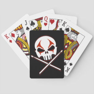 Jeu De Cartes Cartes de tambour Rock & Roll Lourd Metal