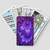 Jeu De Cartes Cartes de Tarot Fractées Fleur (Verso)