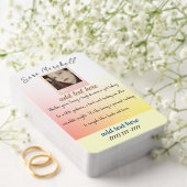 Jeu De Cartes Cartes de visite du Tarot (Insitu (Mariage))