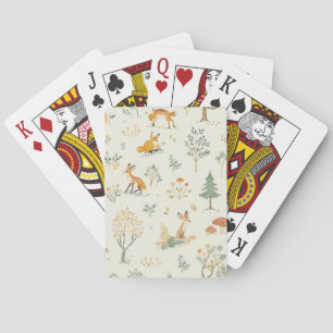 Jeu De Cartes "Cartes de voeux Whimsical Fox"