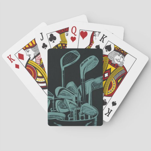 Jeu De Cartes Cartes des clubs de golf (dos)