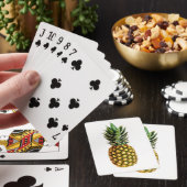 Jeu De Cartes Cartes d'impression d'ananas (In Situ)