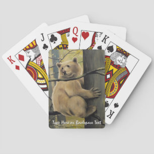 Jeu De Cartes Cartes d'ours Kermode personnalisées Cartes de lec