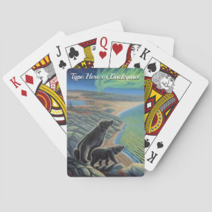 Jeu De Cartes Cartes d'ours polaires personnalisées Mère Ours Jo