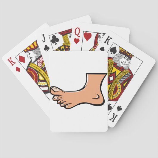 Jeu De Cartes Cartes d'un jeu de pied (dos)