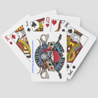 Jeu De Cartes Cartes d'un jeu observées de crics